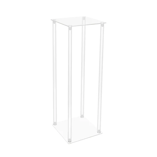 10-Pack Clear Acrylic Wedding Flower Stands