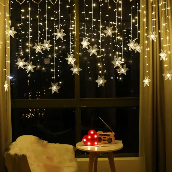 3.2M Christmas Snowflakes LED